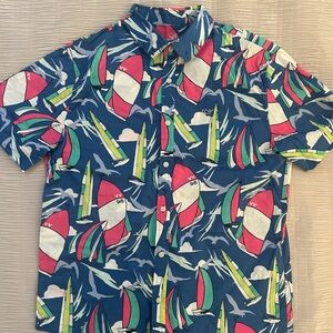 Vineyard Vines Colorful Sailboat Boy’s Shirt